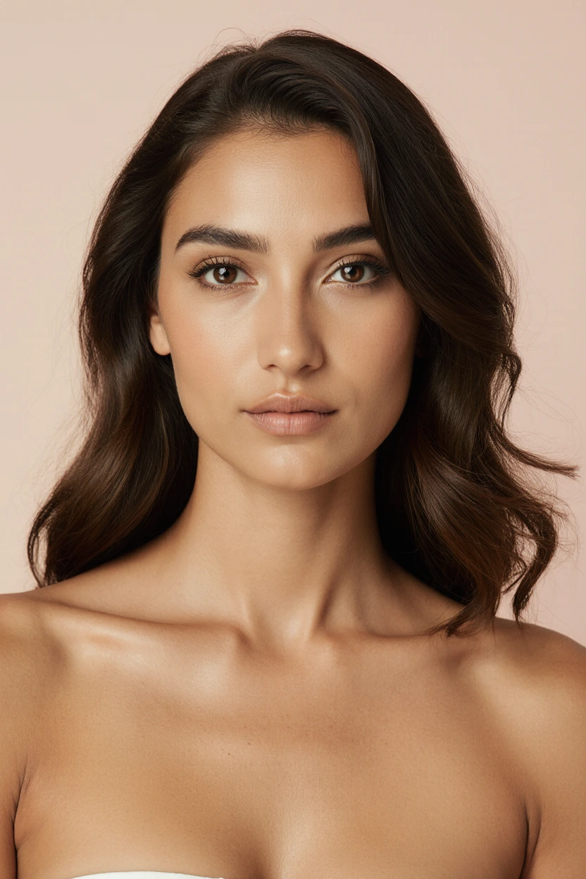 A woman with natural-looking skin, showcasing the results from an aesthetic clinic in Knightsbridge