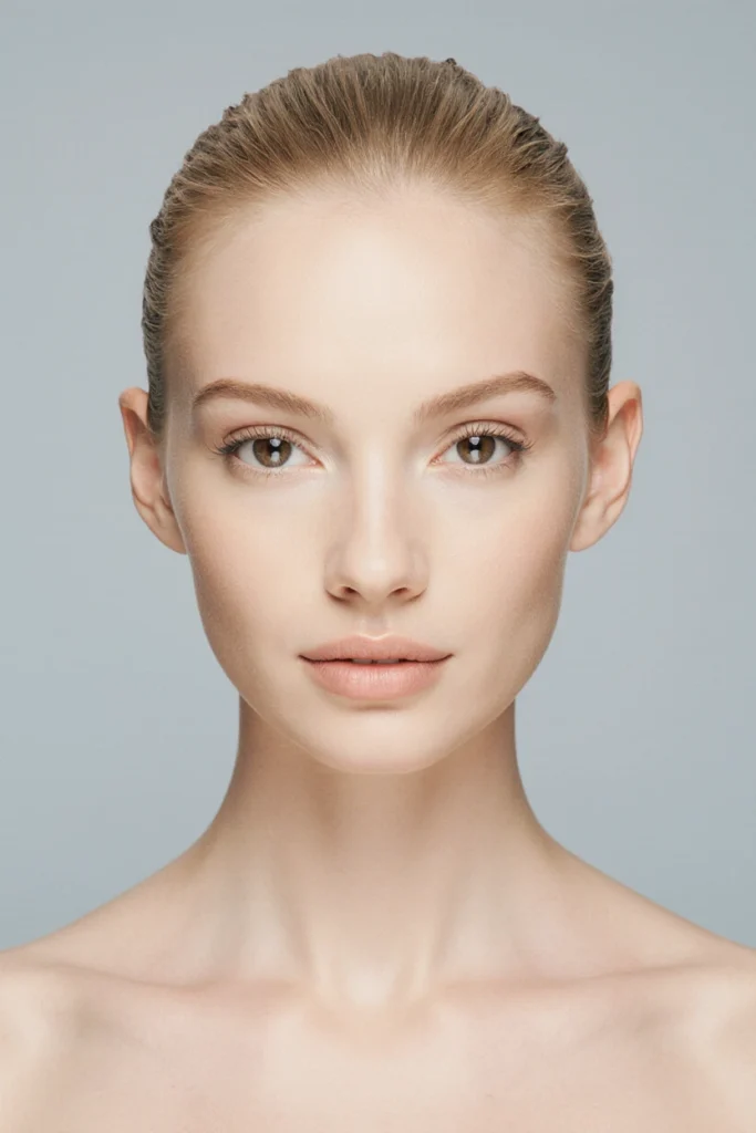 A woman with a clear complexion, showcasing the effectiveness of aesthetic treatments in Westminster.