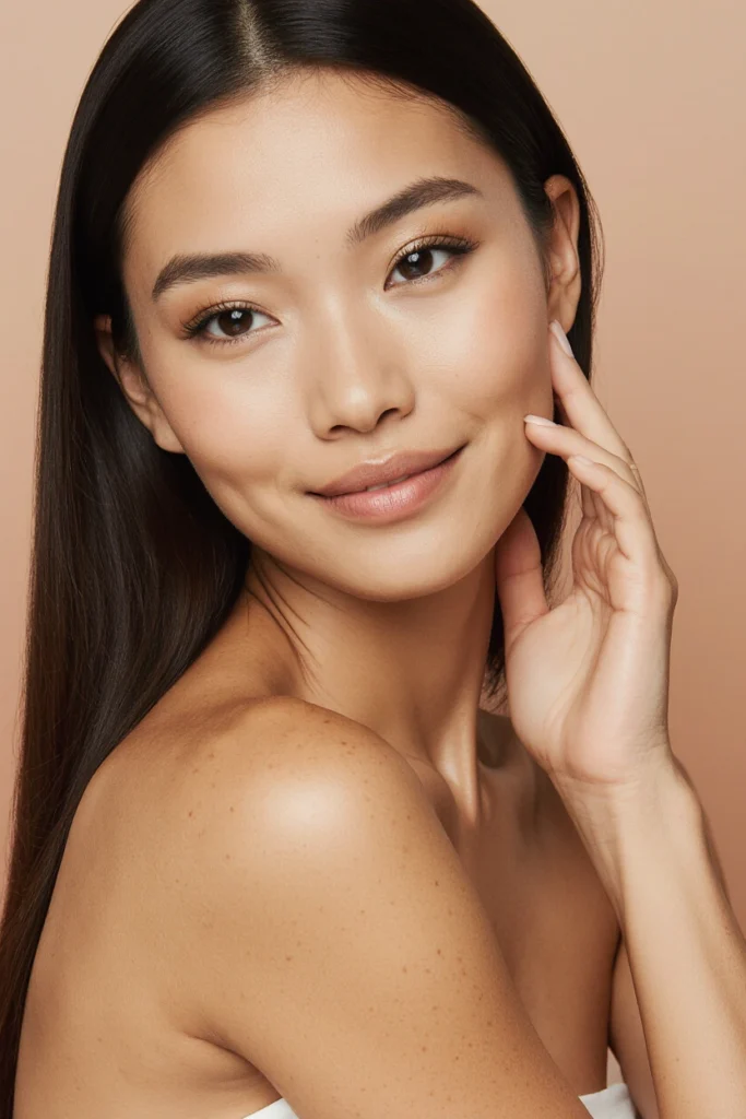 A woman with beautiful skin, reflecting the authentic transformations from our Westminster clinic