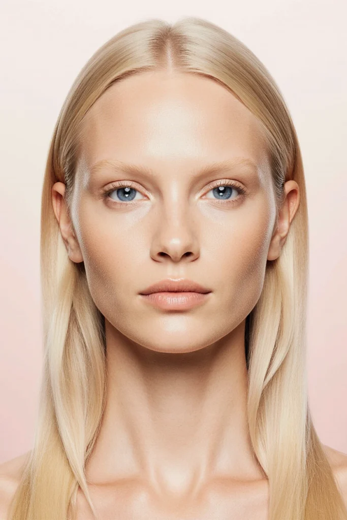 Woman with clear skin, representing our comprehensive aesthetic treatment in Kensington and Chelsea