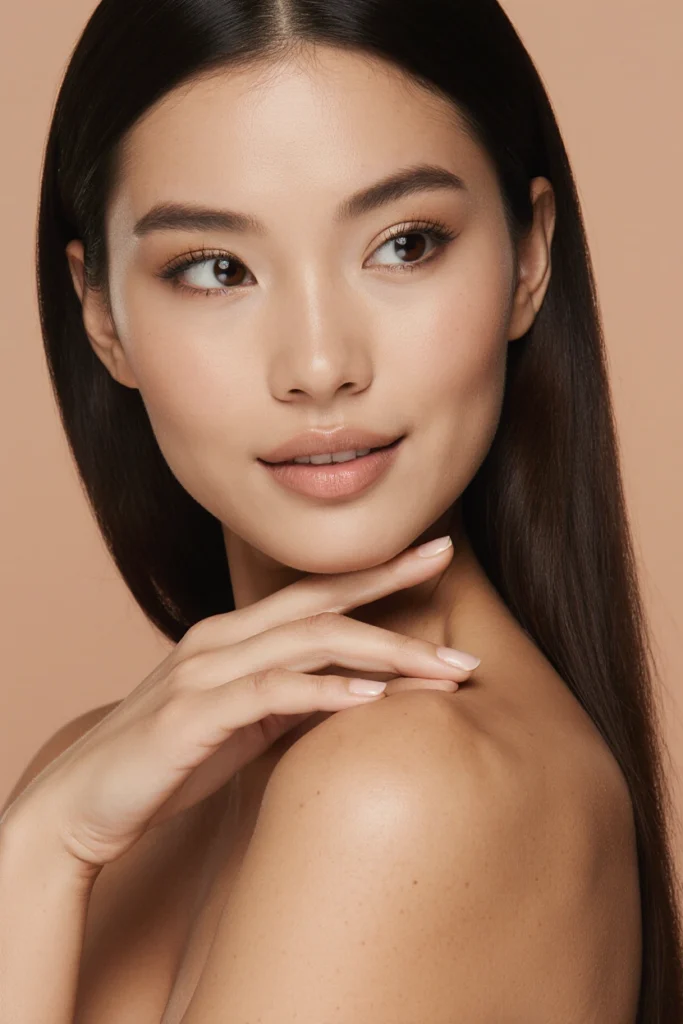 A woman with glowing skin, showcasing the exceptional transformations from our Westminster clinic.