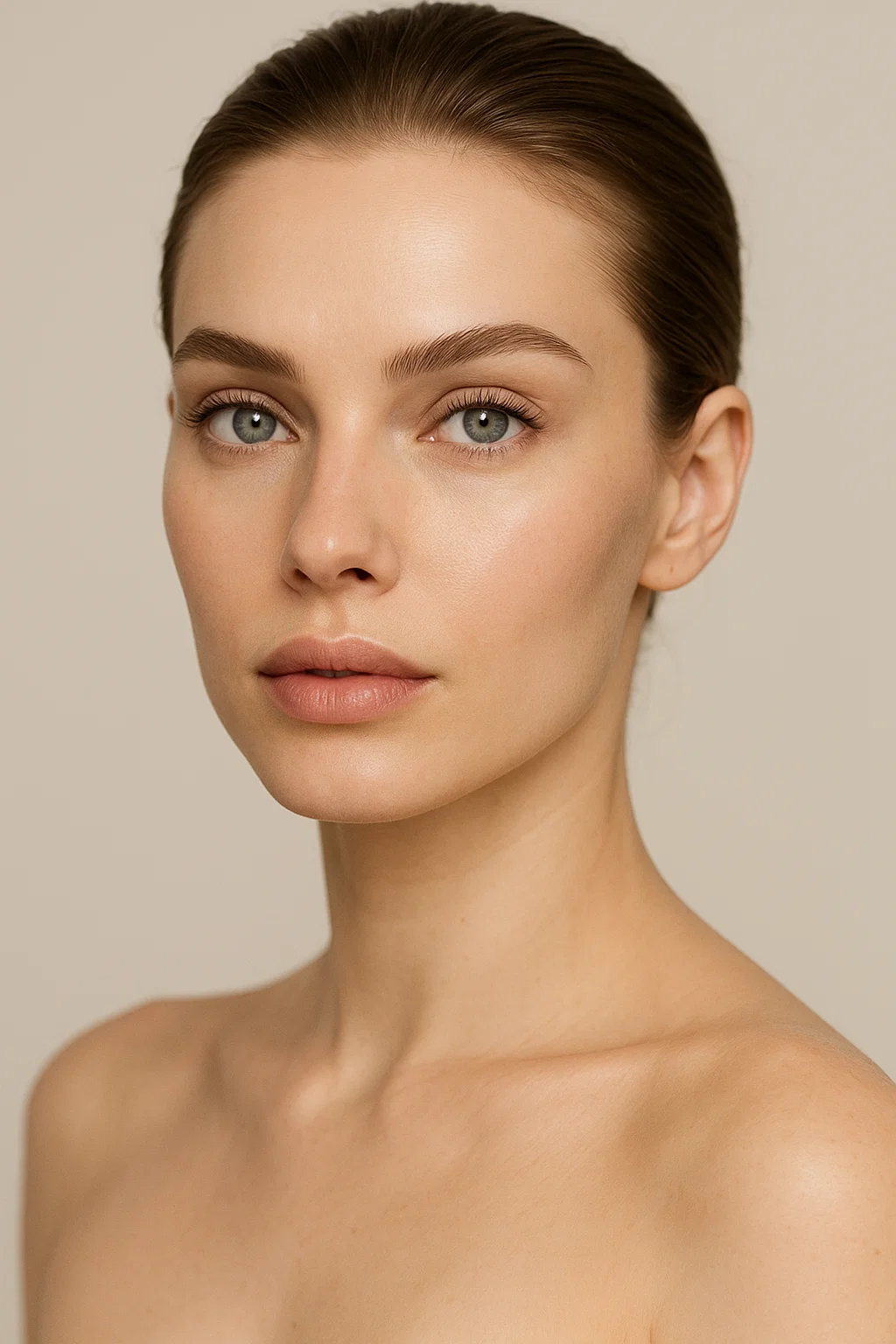 A woman with smooth, radiant skin after full face Botox treatments in London
