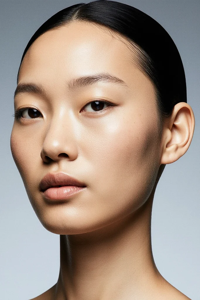 A young person with clear skin showcasing the results of Exilis face treatments