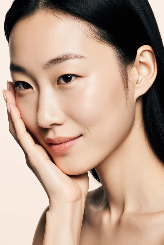 A woman with beautiful, clear skin, demonstrating real results from our Westminster clinic