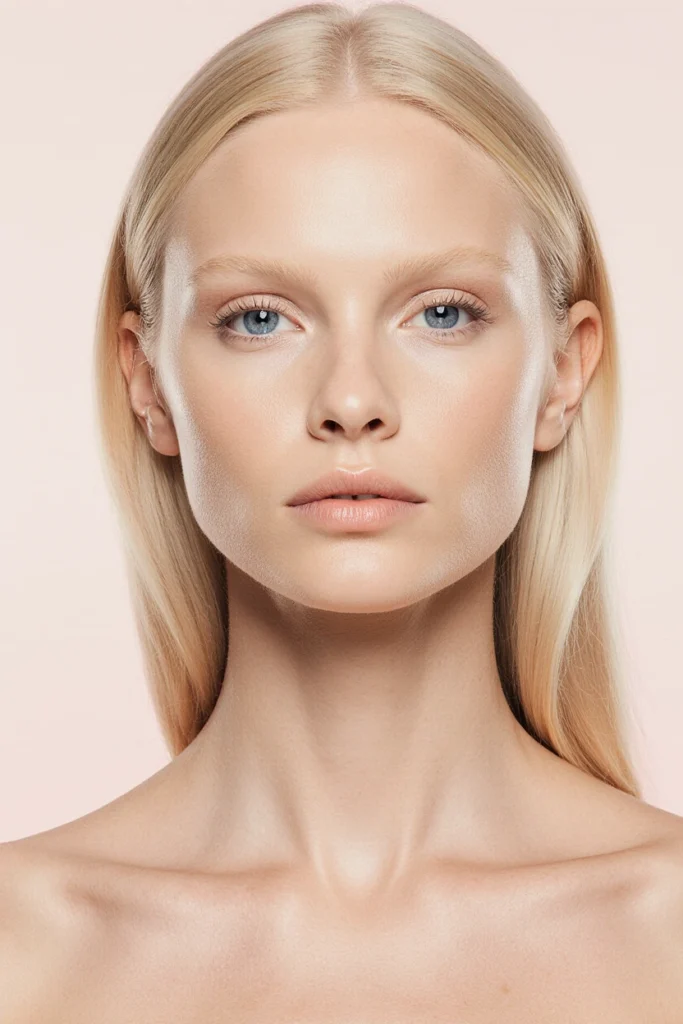 A woman with smooth, radiant skin, showcasing the results of signature beauty treatments in Belgravia