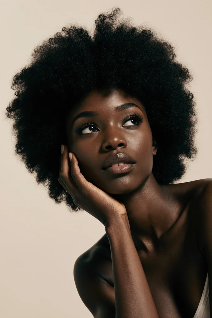 A woman with beautiful skin, representing the refined results of signature beauty treatments in Covent Garden