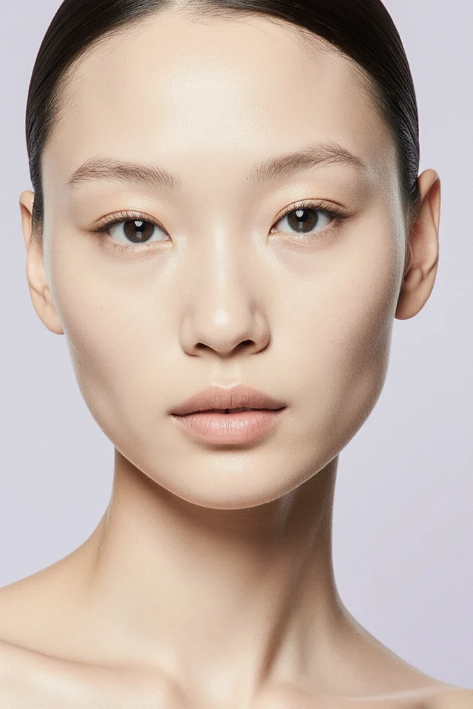 A woman showcasing the results of signature beauty treatments in Notting Hill