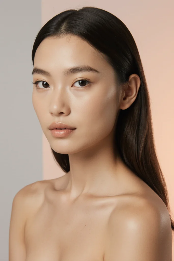 A woman with smooth, radiant skin, highlighting the results of signature beauty treatments in Westminster