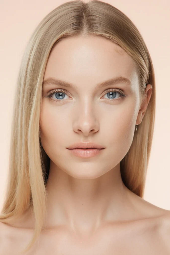 A person with clear, healthy skin, illustrating the quality offered by our Westminster aesthetic clinic