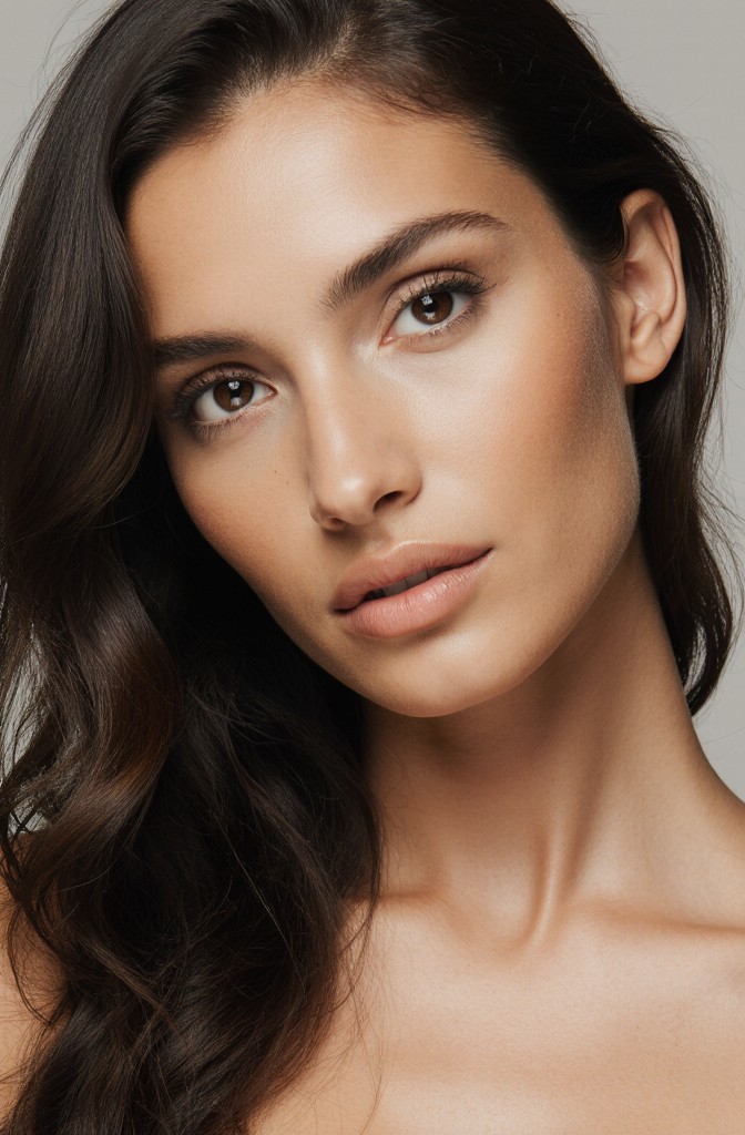 A woman with beautiful, clear skin, representing the natural results from an aesthetic clinic in Battersea.