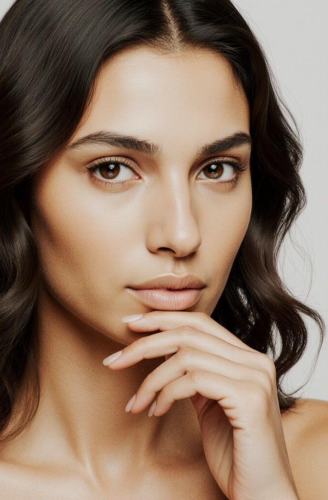 A woman with beautiful, clear skin, representing the natural results from an aesthetic clinic in Richmond.