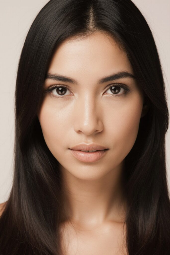 A woman with bright eyes and clear skin, showcasing results from an aesthetic treatment portfolio in Acton.