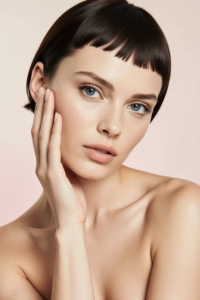 A woman with glowing skin, representing the comprehensive aesthetic treatment portfolio in Kensington and Chelsea.