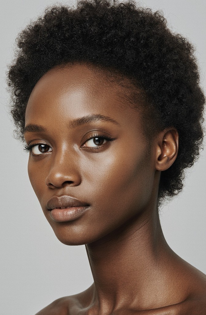 A woman with bright eyes and clear skin, showcasing results from an aesthetic treatment portfolio in Putney.