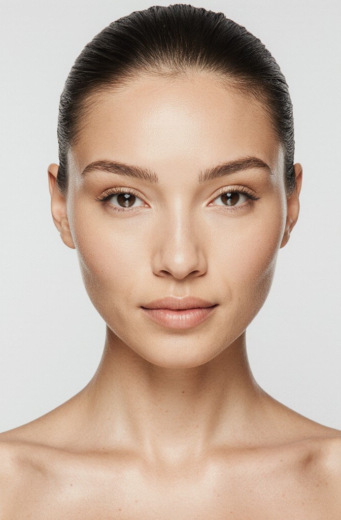 A woman with bright eyes and clear skin, showcasing results from an aesthetic treatment portfolio in Vauxhall.