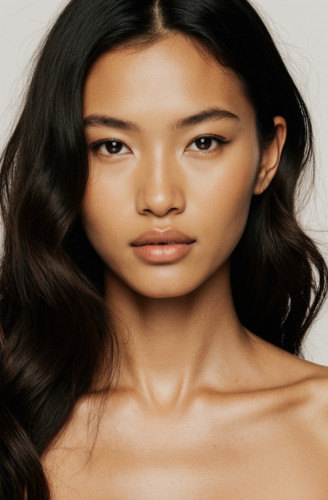 A woman with smooth, radiant skin, showcasing the results of signature beauty treatments in Fulham.