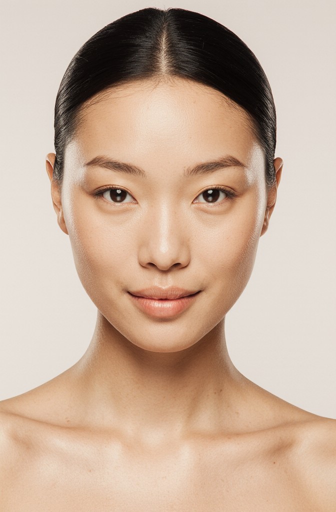 A woman with smooth, radiant skin, showcasing the results of signature beauty treatments in Vauxhall.