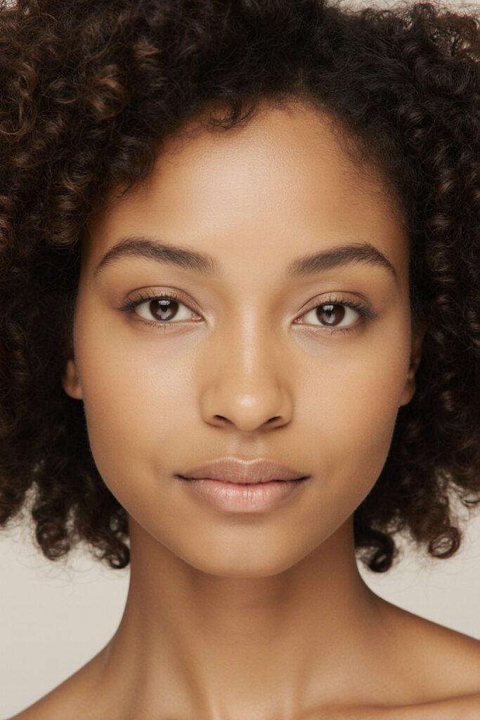 A woman with bright eyes and clear skin, showcasing results from an aesthetic treatment portfolio in Limehouse.