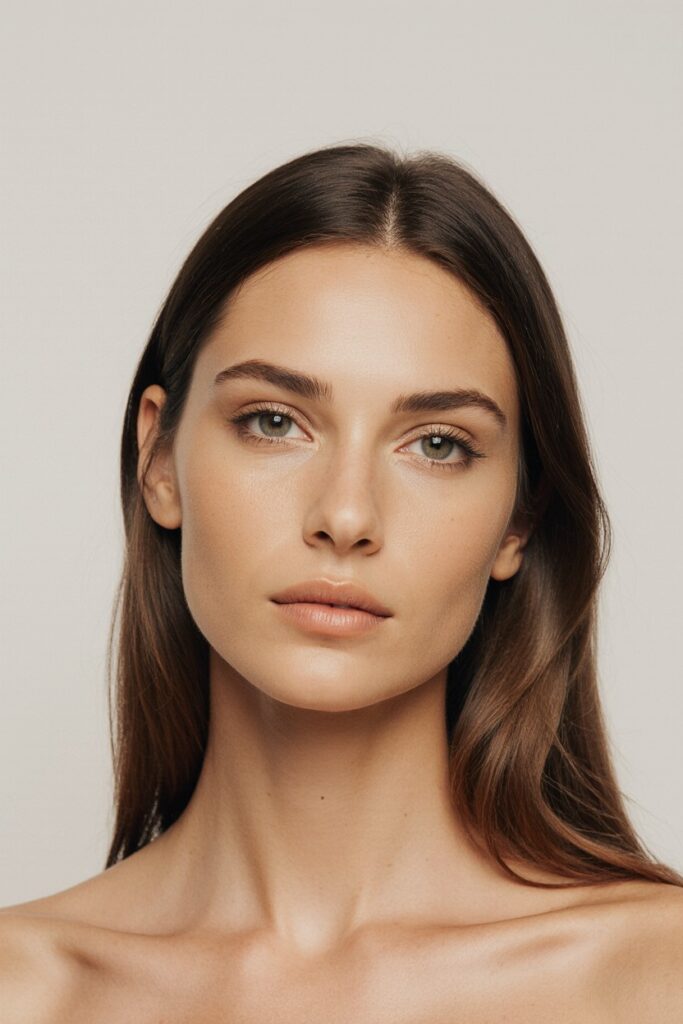 A woman with bright eyes and clear skin, showcasing results from an aesthetic treatment portfolio in Shoreditch.