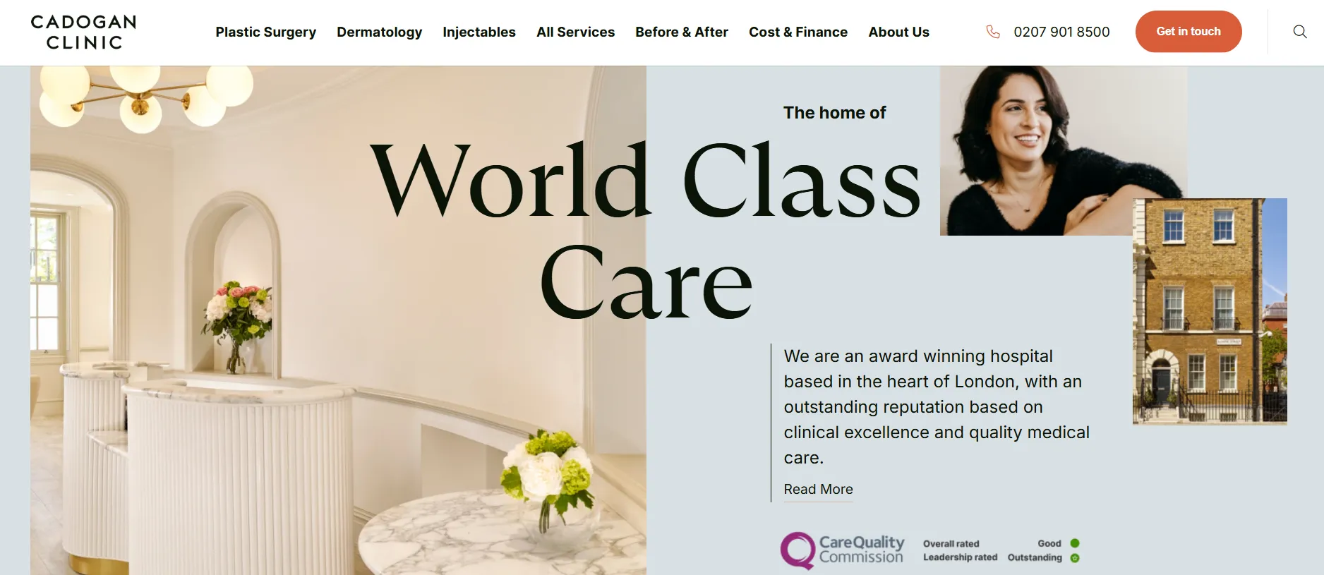 The Cadogan Clinic main page