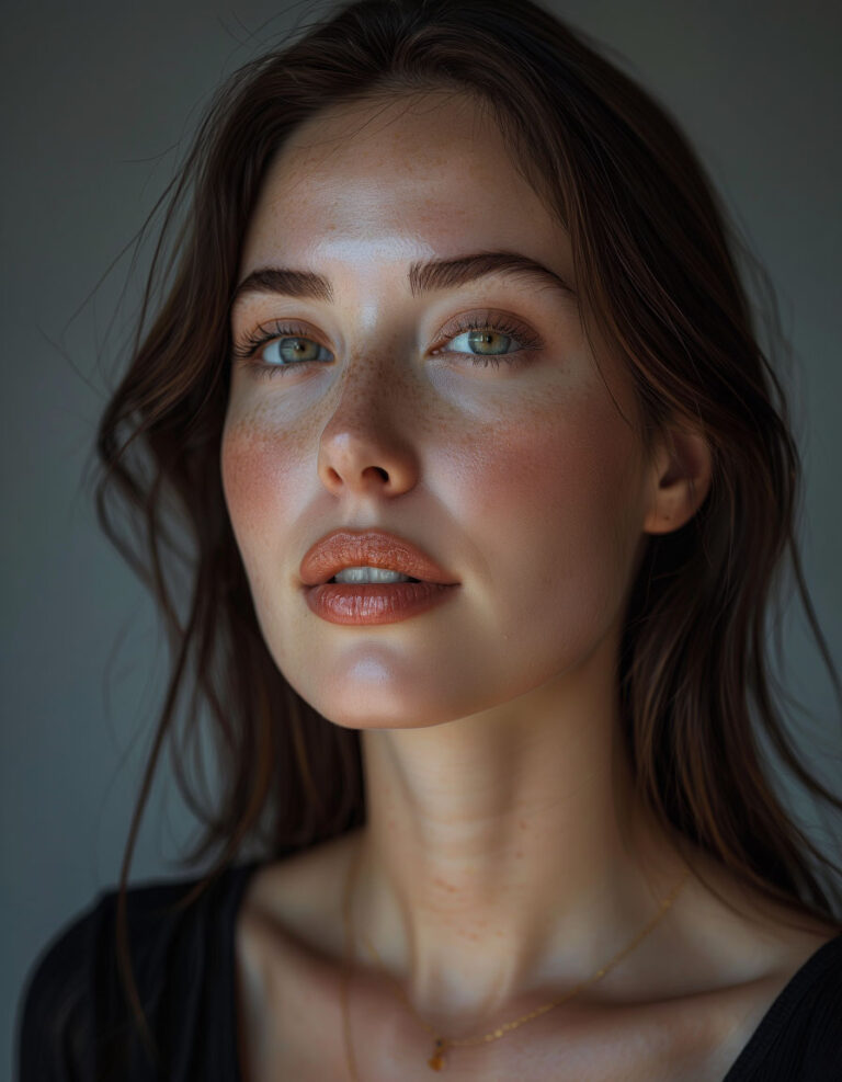 Close-up of smooth, naturally hydrated lips after swelling reduction, showing healthy skin texture.