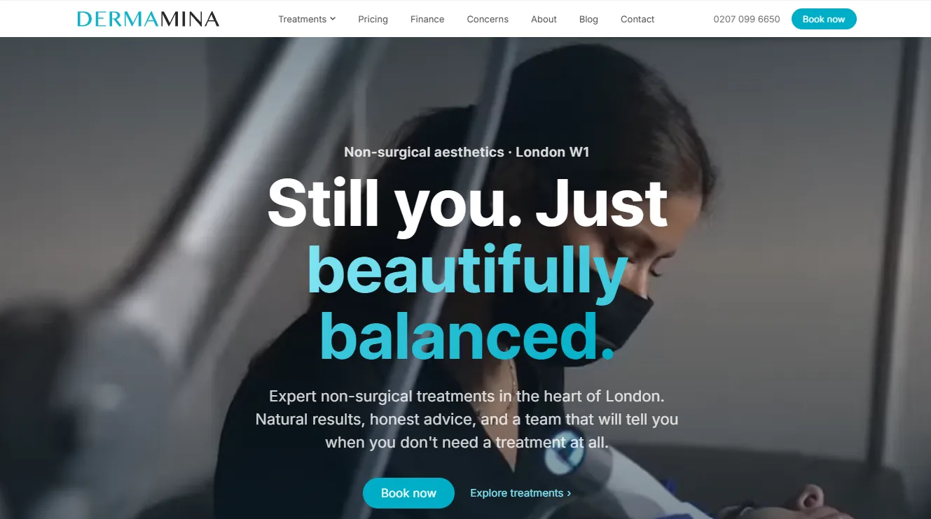 Dermamina main page