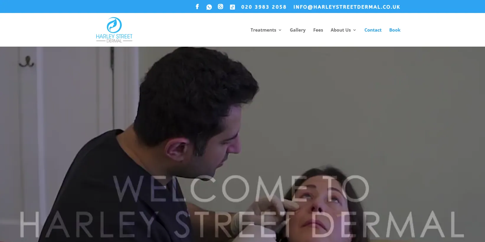 Harley Street Dermal main page