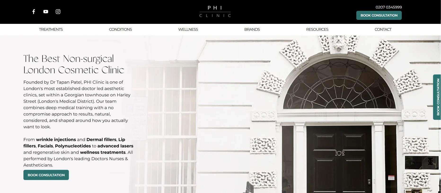 PHI Clinic main page