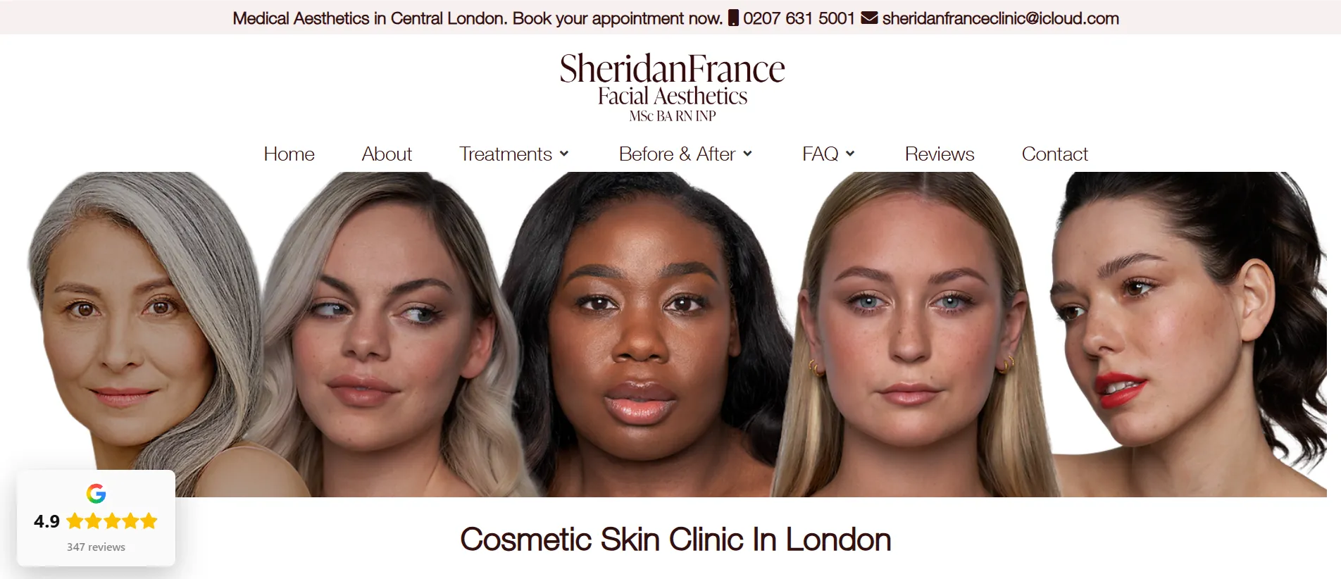 Sheridan France main page 