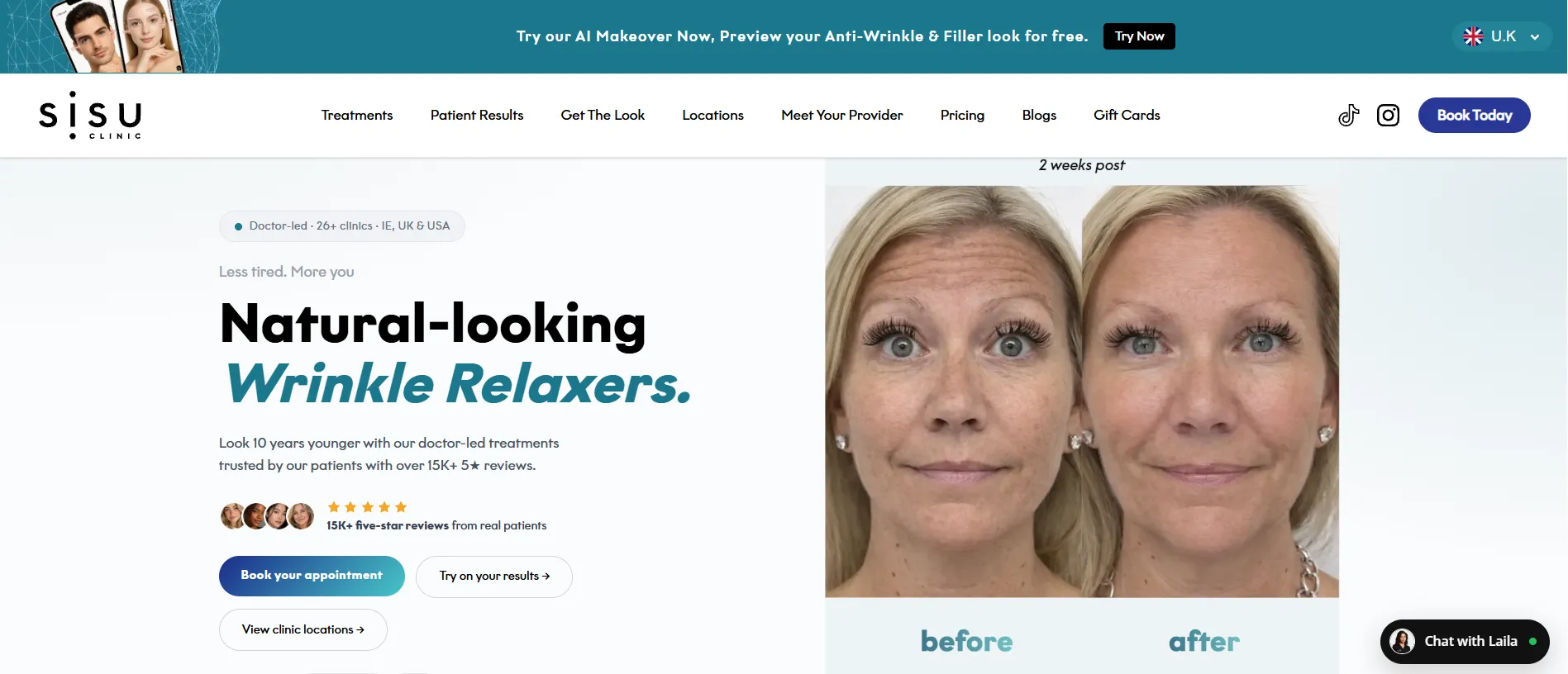 Sisu Clinic Mayfair main page