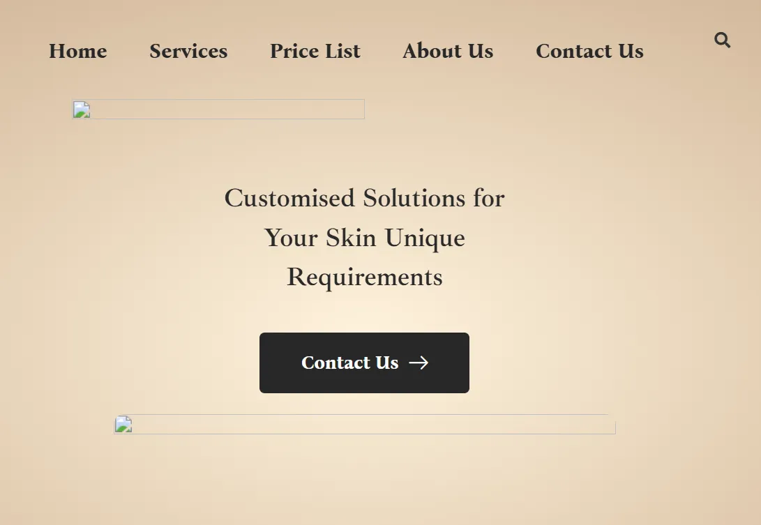 Skin Treat Aesthetics main page