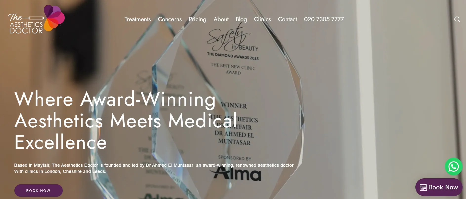 The Aesthetics Doctor main page