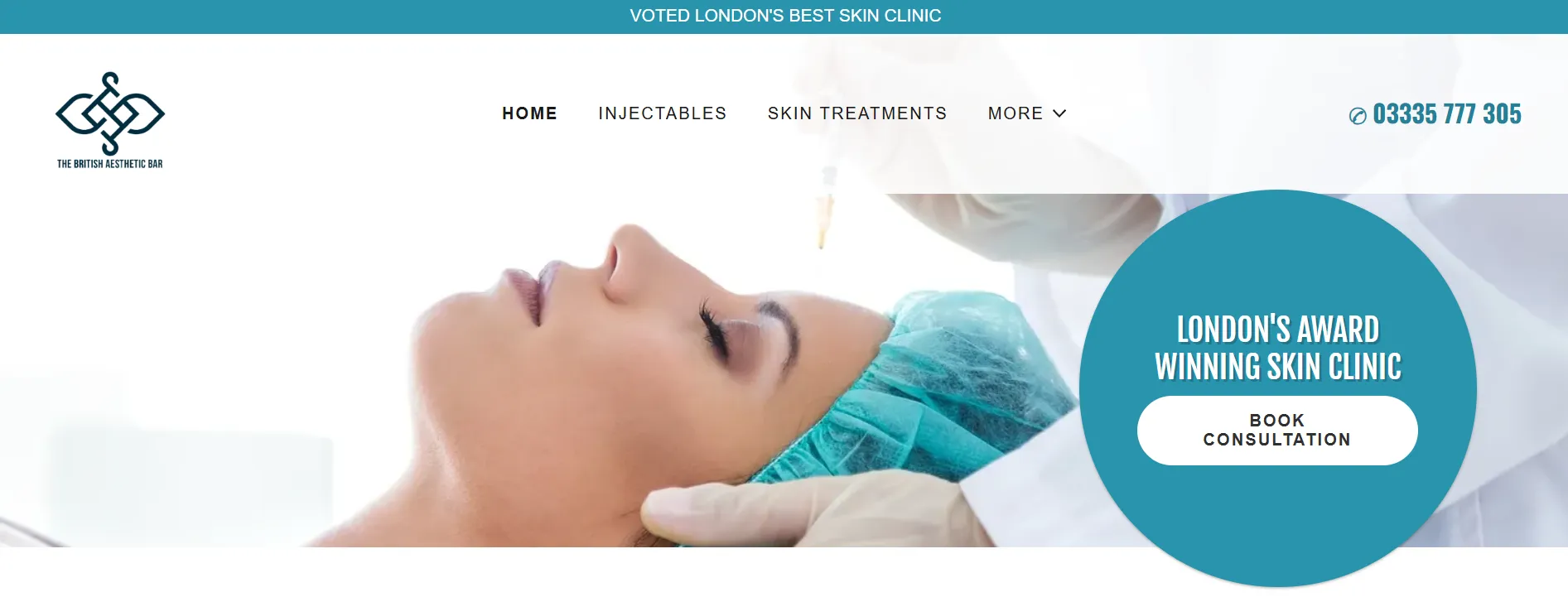 The British Aesthetic Bar main page 