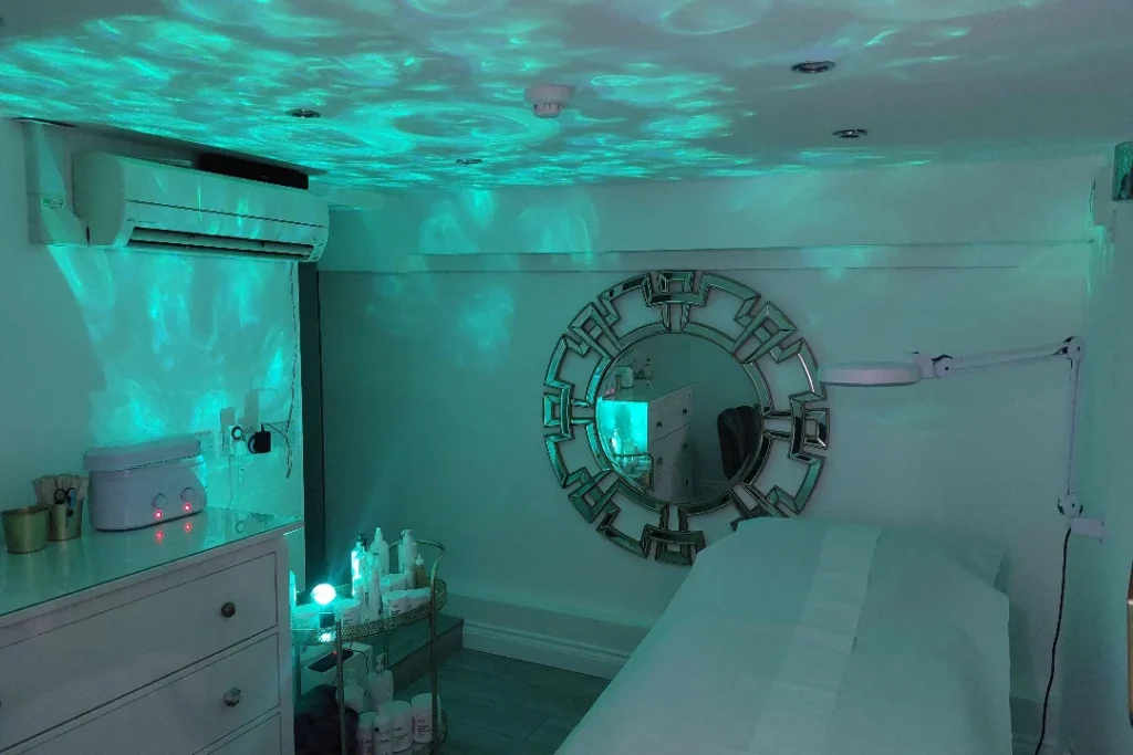 Modern interior of Wioletta Iwan Beauty Clinic Parsons Green London