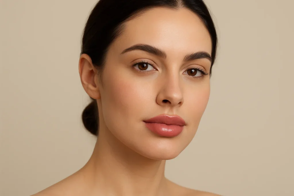 Professional lip enhancement result showing natural-looking volume and contour suitable for various treatment packages