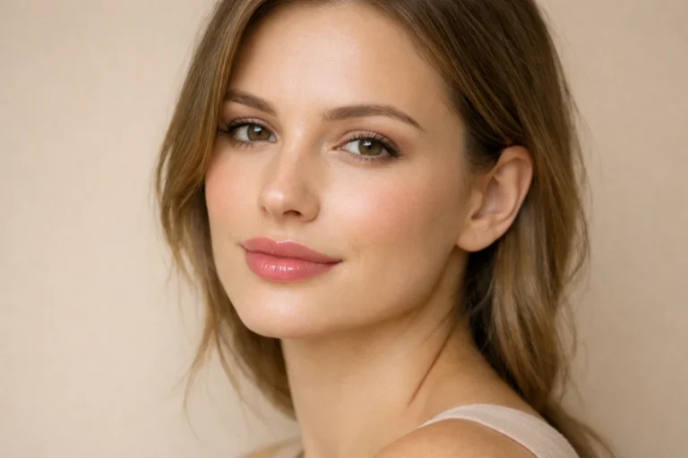 Woman with natural lip enhancement showcasing potential results and considerations for lip filler treatments