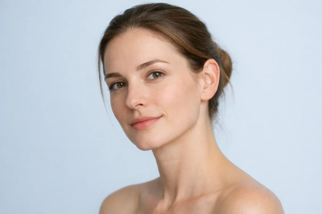 Step-by-step lip filler injection process for treating thin lips at aesthetic clinic