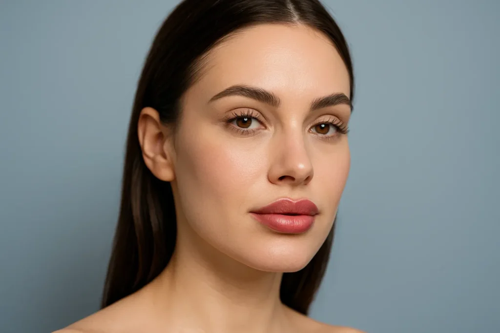 Benefits of butterfly lip filler treatment, including improved lip symmetry, contour, and natural-looking volume