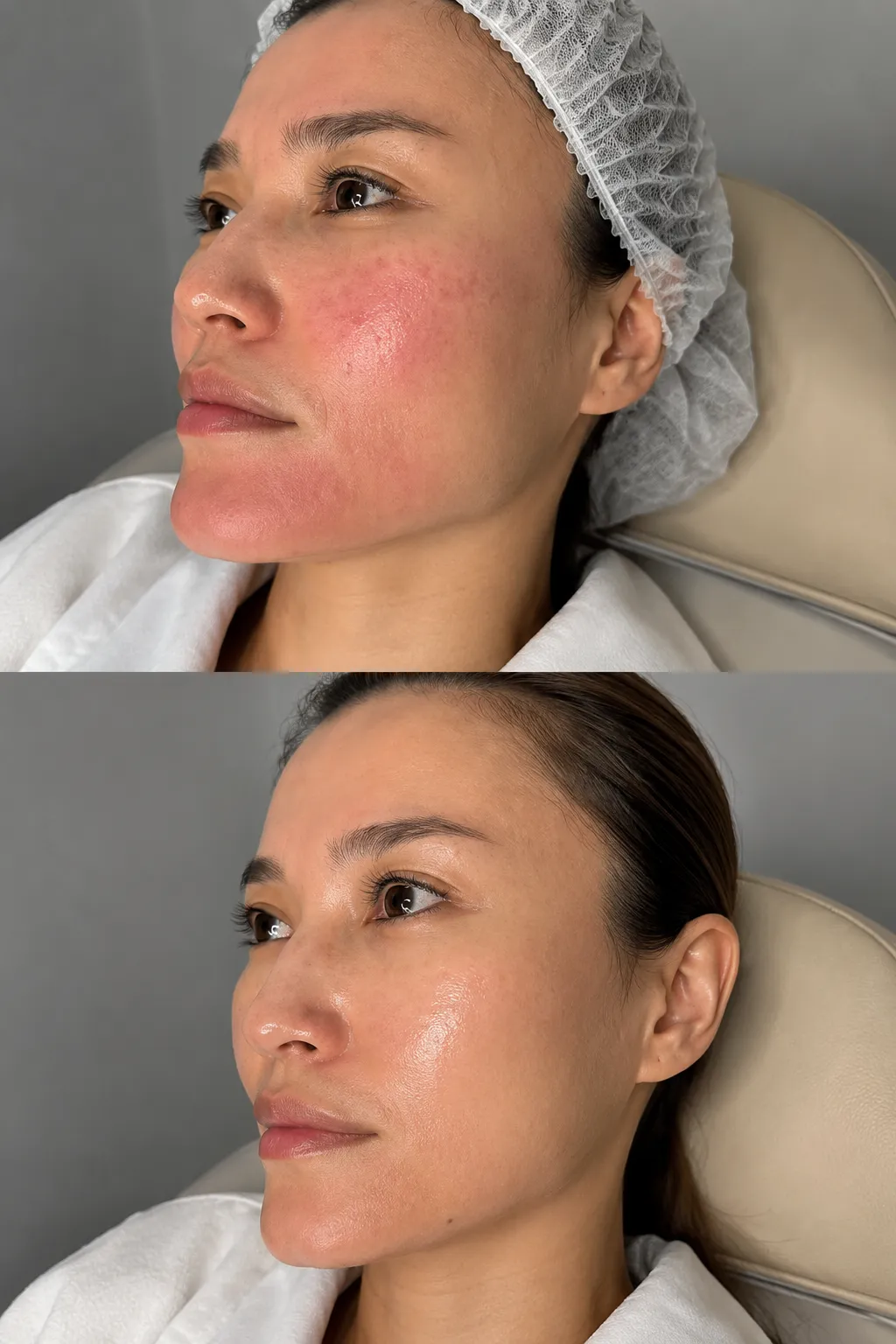 Exosomes microneedling treatment in a London clinic for skin regeneration, collagen stimulation, and rejuvenation