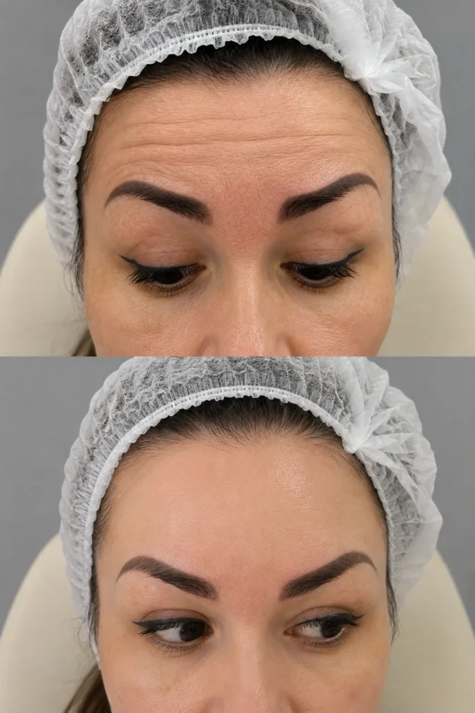 Forehead treatment options tailored to reduce wrinkles and maintain natural facial movement