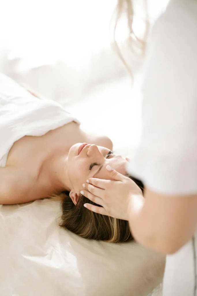 Medical professional administering injectable moisturiser treatment during aesthetic clinic procedure