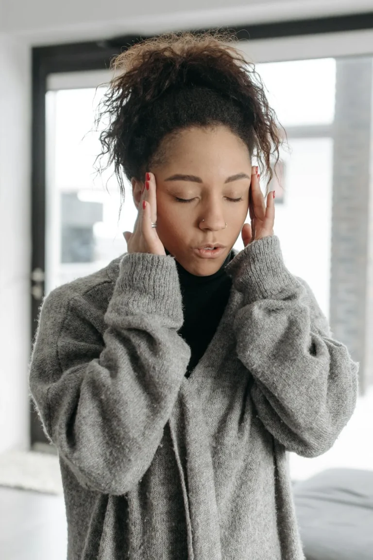 Patient experiencing post-treatment symptoms.