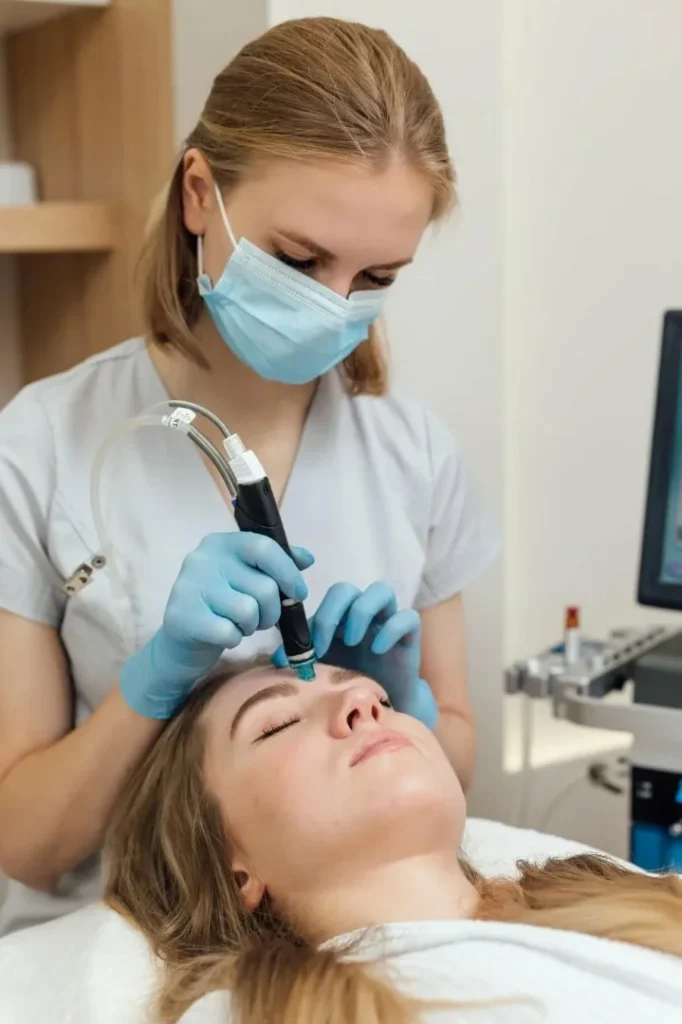 HydraFacial consultation and treatment process
