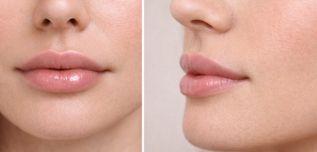 1ml lip filler treatment.