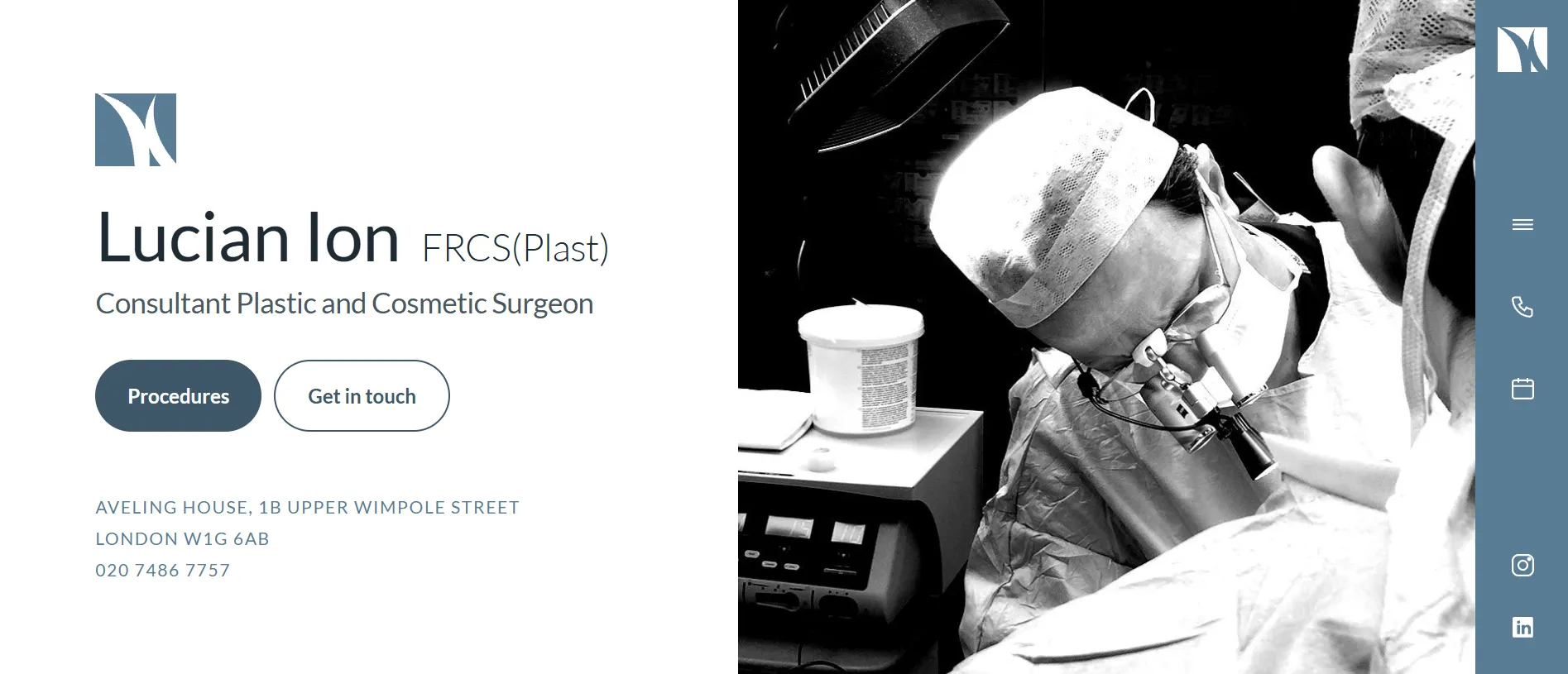 Aesthetic Plastic Surgery Ltd main page