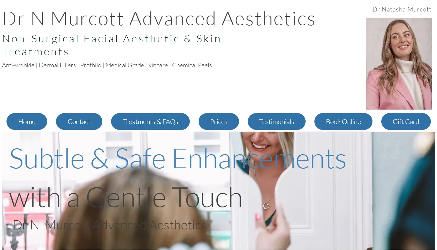 Dr N Murcott main page