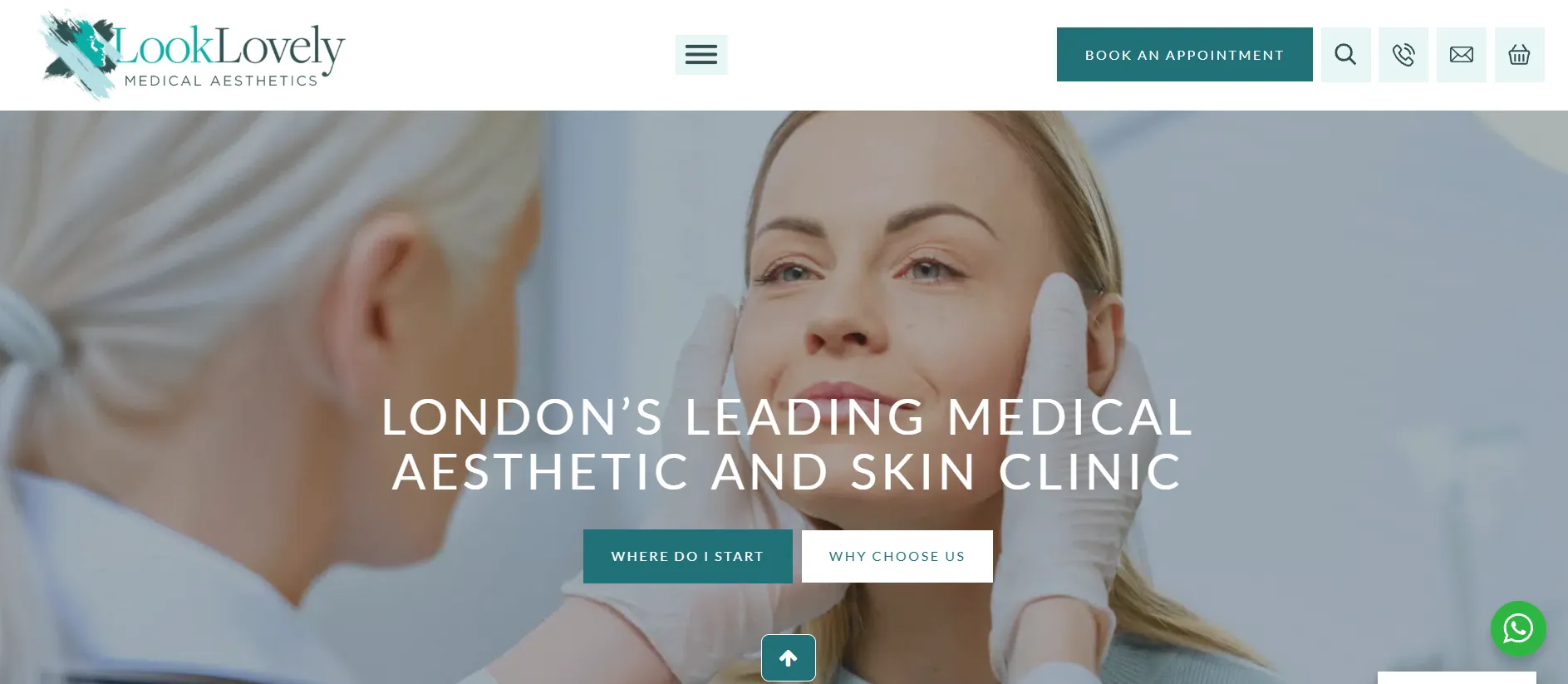 Look Lovely Medical Aesthetics main page