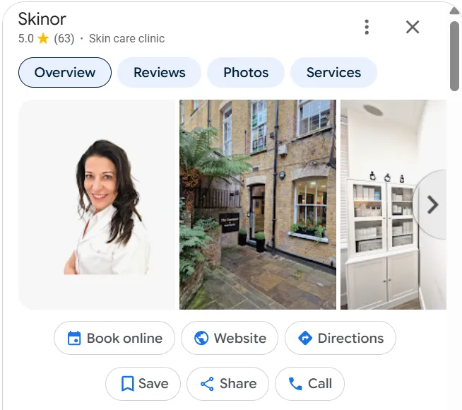 Skinor Google Maps profile